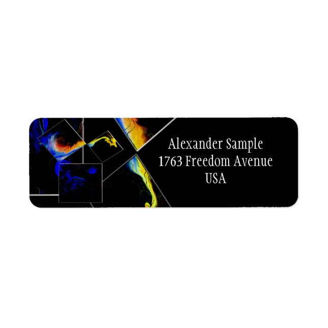 Étiquette Le 47ème problème de l'euclide (cosmique) (Devant)