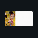 Étiquette Le baiser de Gustav Klimt<br><div class="desc">Ce tableau intitulé The Kiss est réalisé par le célèbre artiste Gustav Klimt. À propos de Gustav Klimt Gustav Klimt était un peintre symboliste autrichien et l'un des membres les plus importants du mouvement de sécession de Vienne. Il est devenu l'un des membres fondateurs et président de la Wiener Sezession...</div>