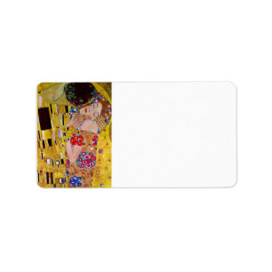 Étiquette Le baiser de Gustav Klimt