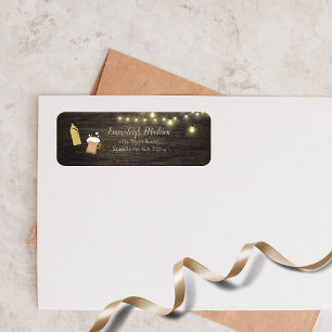 Étiquette Le bébé brasse de l'or Baby shower Adresse de reto