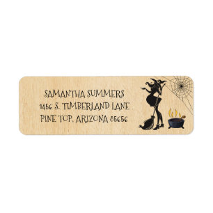 Étiquette Le bébé brasse le Baby shower de sorcière d'Hallow