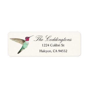 Étiquette Le Colibri d'Anna
