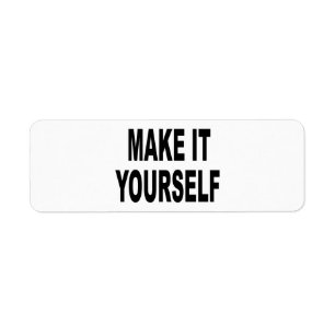 Étiquette Le do-it-yourself le font vous-même