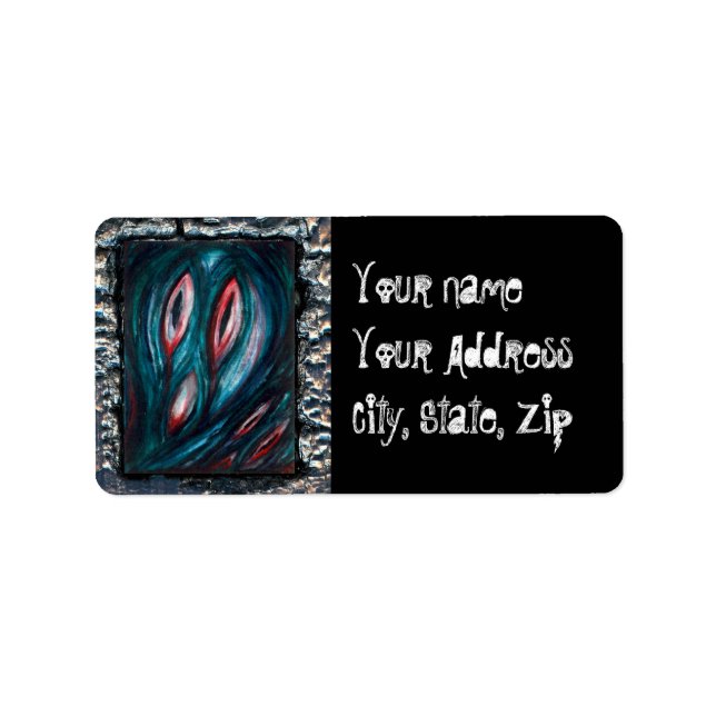 Étiquette Le fantôme de la solitude (Devant)