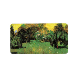 Étiquette Le jardin des poètes par Vincent van Gogh