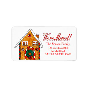 Étiquette Le label du Christ We've Moved Gingerbread