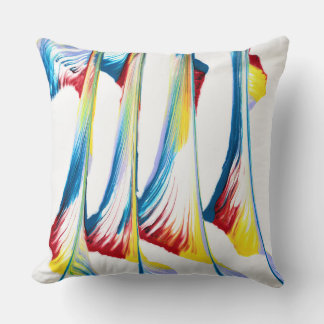 Étiquette le long de 2 Coussin d'accentuation Abst