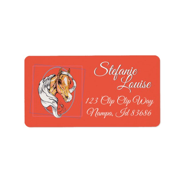 Étiquette Le Palomino (saumon) (Devant)