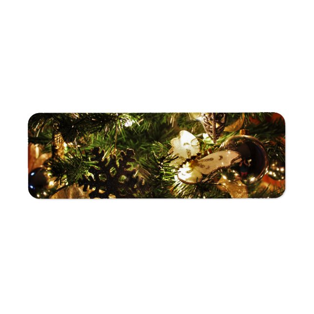 Étiquette Le papillon de Noël (Devant)