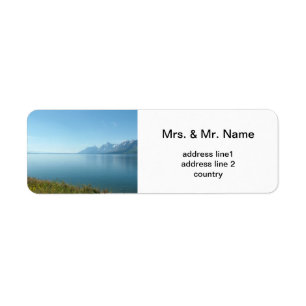 Étiquette Le Parc national de Grand Teton