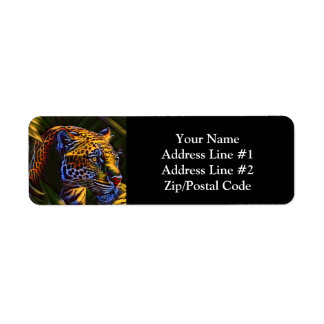 Étiquette Le puissant Jaguar, un prédateur de la jungle