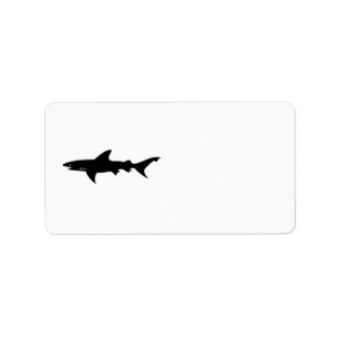Étiquette Le requin prennent garde du dessin de requins