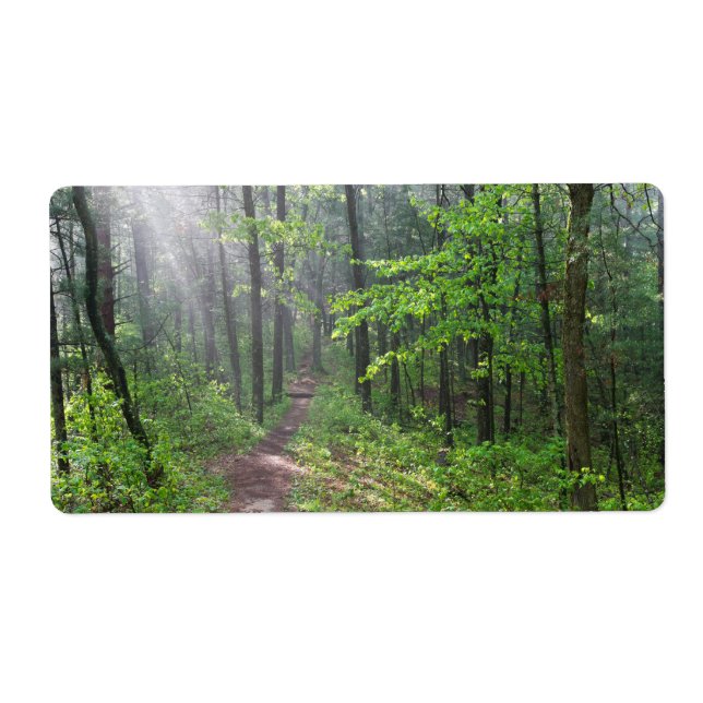 Étiquette Le sentier de la Forêt de Misty à Castle Mound (Devant)