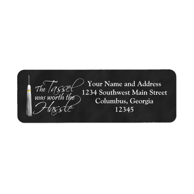 Étiquette Le Tassel valait le coup du Hassle (Devant)