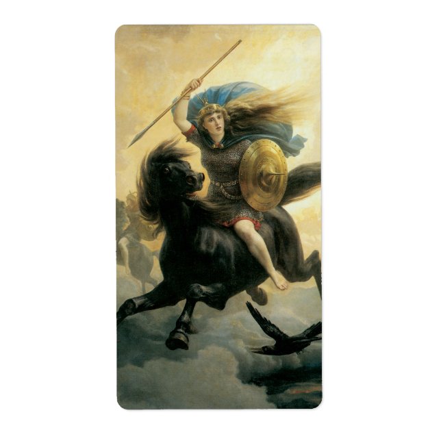 Étiquette Le Valkyrie, 1869 (Devant)