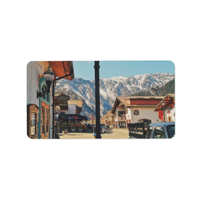 Étiquette Leavenworth - Washington  (Devant)
