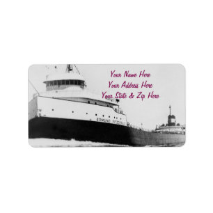 Étiquette L'Edmund Fitzgerald sur la rivière St. Clair