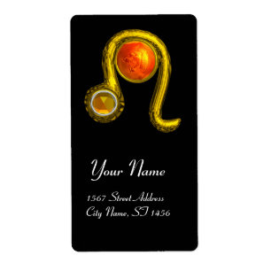 Étiquette LEO ZODIAC BIRTHDAY JEWEL YELLOW TOPAZ Gold