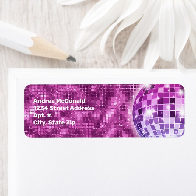 Étiquette les années 70 Retro Disco Bachelorette (En situation)