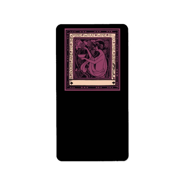 Étiquette Les livres sont à l'esprit (Devant)