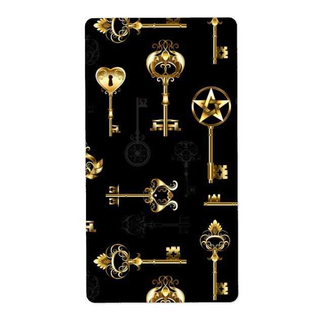 Étiquette Les Patters de Seamless avec Golden Keys (Devant)