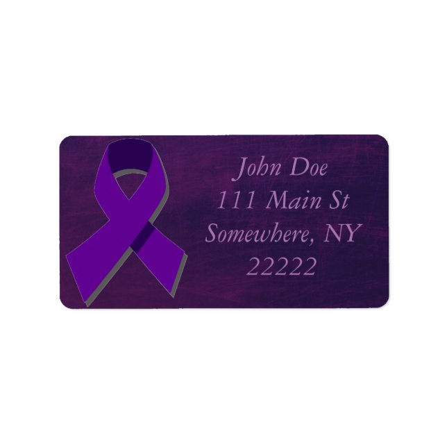 Étiquette L'espoir violet de l'obscurité (Devant)