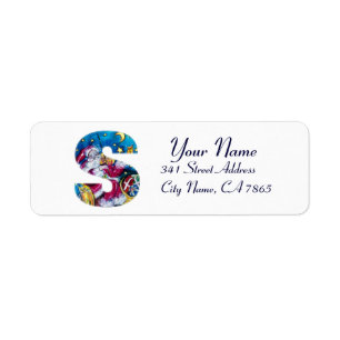 ÉTIQUETTE LETTRE DE NOËL / MONOGRAM PÈRE NOËL INSPIRÉ