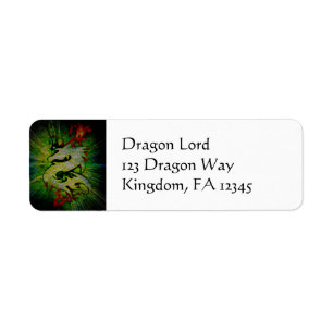 Étiquette Lettres de dragon de feu