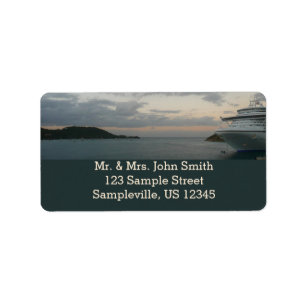 Étiquette Lever de soleil sur St Thomas II Croisière