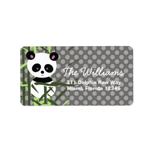 Étiquette LGC | Jetez Un Coup D'Oeil À Un Panda Boo (Devant)