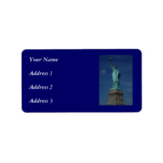 Étiquette Liberty Enlightening the World - Statue de la Libe