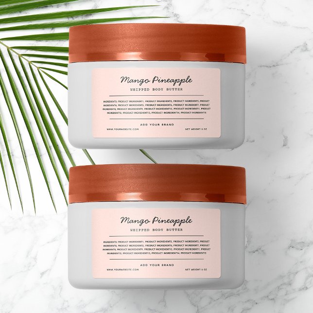 Étiquette Lignes de script couleur personnalisées Ingrédient (Créateur téléchargé)