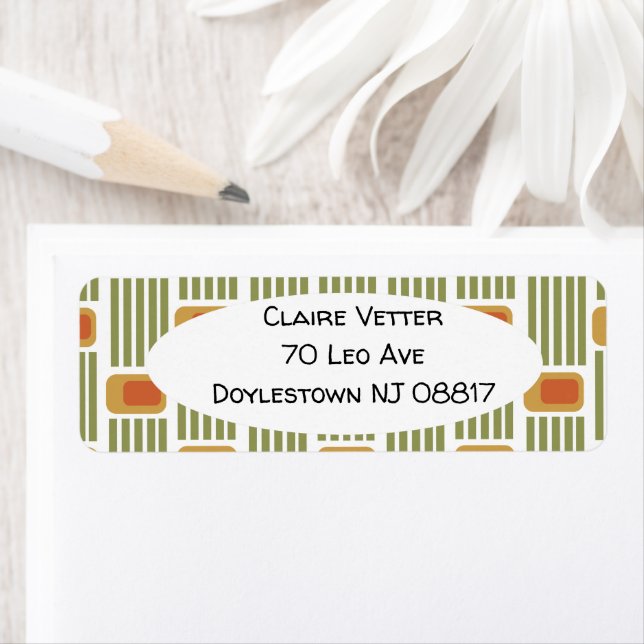 Étiquette Lignes et boîtes vertes (En situation)