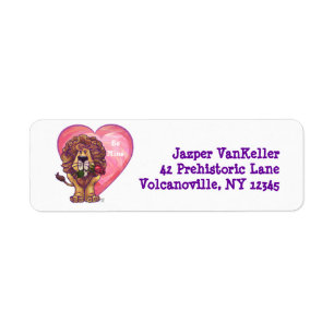 Étiquette Lion Valentine's Day
