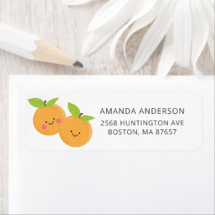 Étiquette Little Cuties Baby Shower Address Label