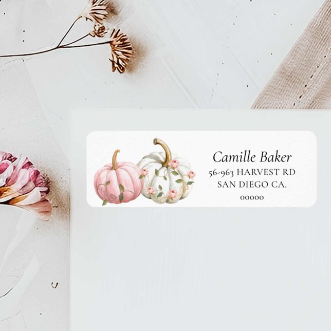 Étiquette Little Pumpkin Return Mailing Label (Créateur téléchargé)