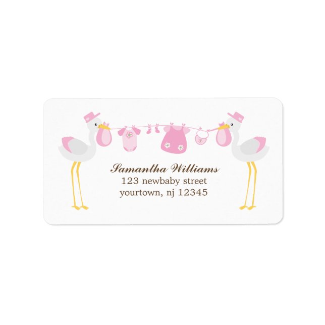 Étiquette Livraison spéciale {rose} (Devant)