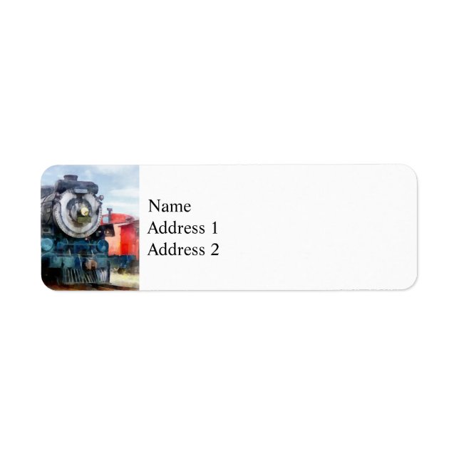 Étiquette Locomotive et caboose (Devant)