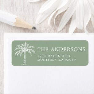 Étiquette Logo de mariage personnalisé avec monogramme et pa