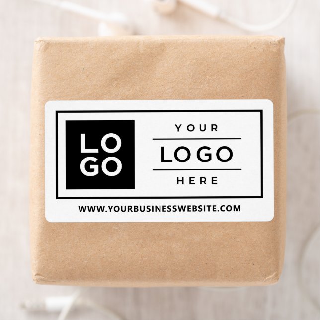 Étiquette Logo d'entreprise personnalisé pour le site Web d' (En situation)