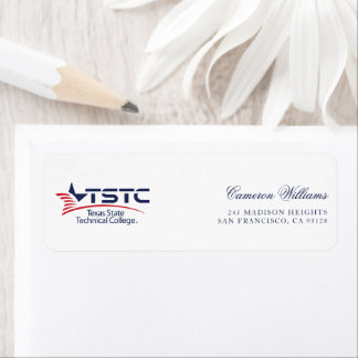 Étiquette Logo du Texas State Technical College