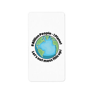 Étiquette Logo Environnement