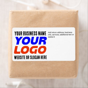 Étiquette Logo et texte d'entreprise accrocheur gras Expédit