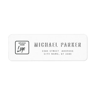 Étiquette Logo minimaliste simple et tendance sur mesure