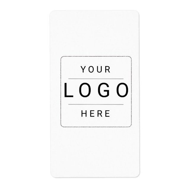 Étiquette Logo personnalisé (Devant)