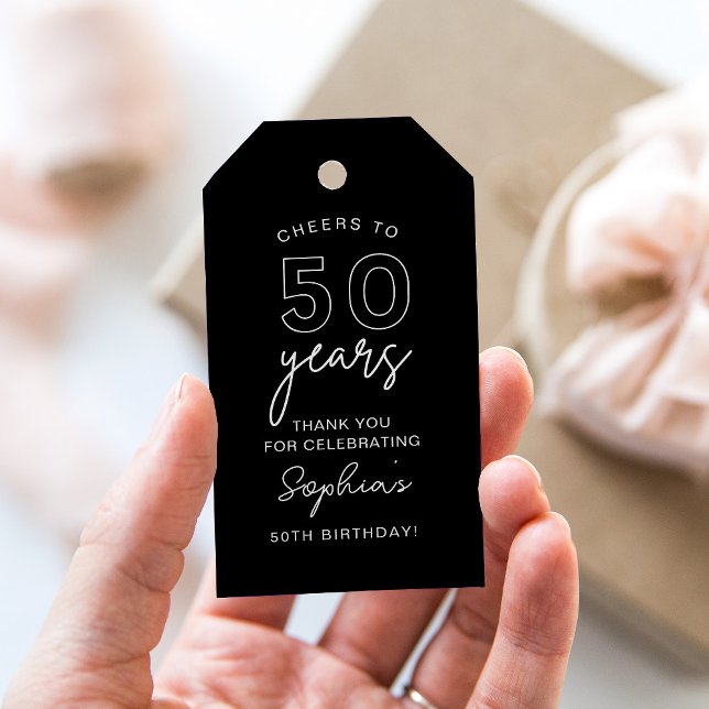 Étiquette LOLA 50e fête d'anniversaire Favor (Créateur téléchargé)