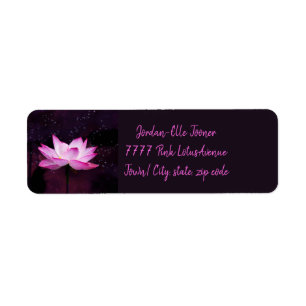 Étiquette lotus magique -