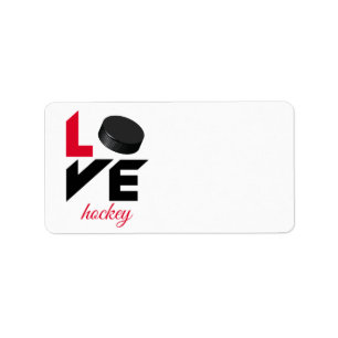 Étiquette Love hockey