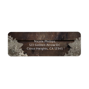 Étiquette Lumières de fenêtre de grange en bois rustique Inv