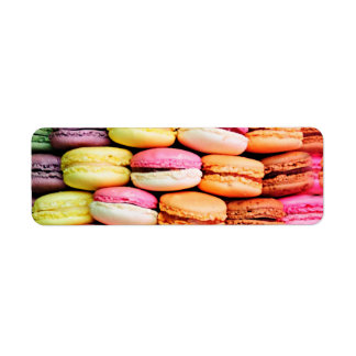 Étiquette Macaron français